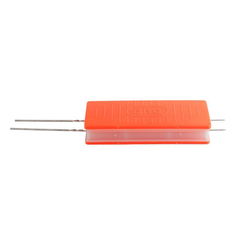 Multifunctional barbecue meat skewer, household manual mutton skewer, vegetable skewer, double row skewer tool, meat skewer handy gadget