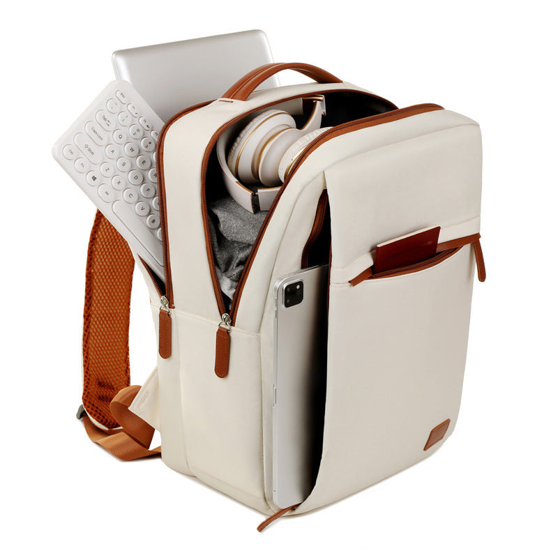 Cross-border new backpack men's business computer bag multi-functional student backpack large-capacity travel bag women's schoolbag