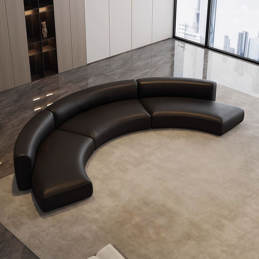 Semi-circular arc-shaped special-shaped sofa, rest area, reception, sales office, beauty salon, lobby, hotel club, casual room