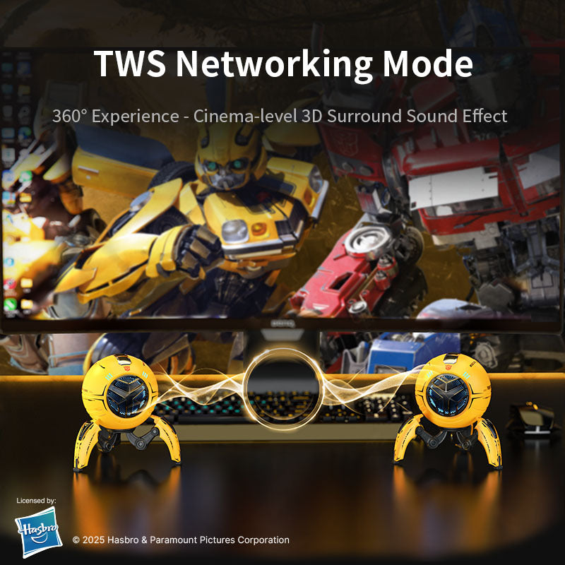Transformers y17pro wireless bluetooth speaker subwoofer small steel cannon sci-fi sphere desktop speaker detachable