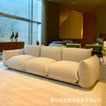 Arflex bread particle fleece fabric sofa - cream white, light luxury style, ultra-soft designer lazy sofa for living room