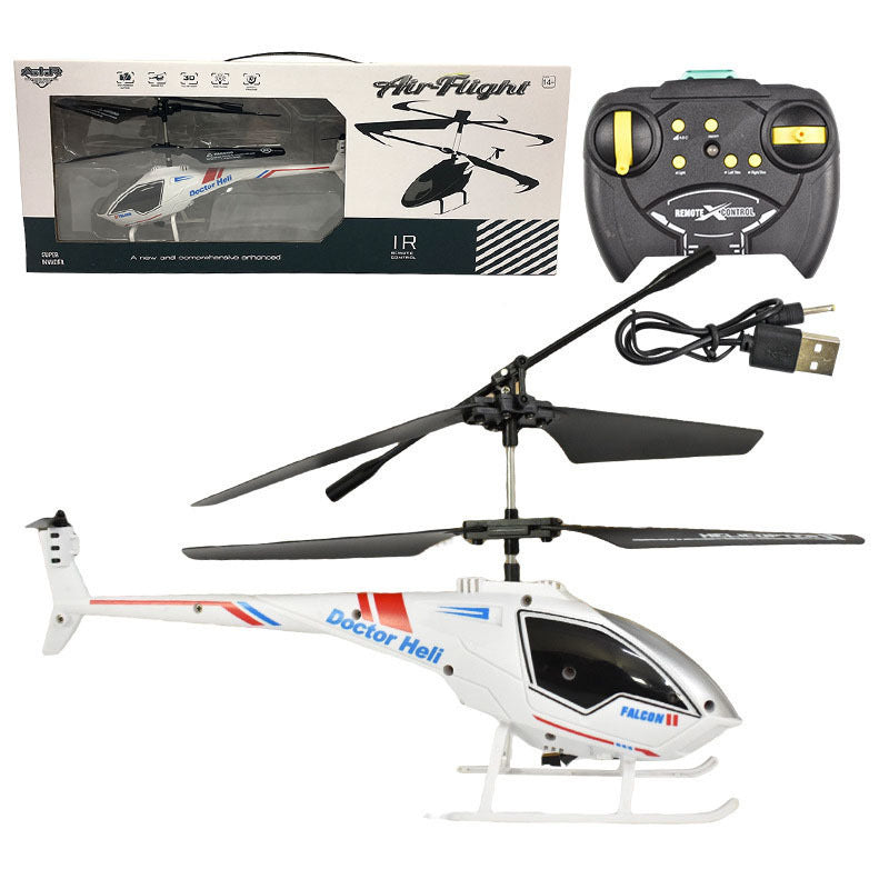 remote control aircraft model, rechargeable, drop-resistant, 3.5-channel, new sensor helicopter, children's flying toy for boys