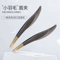 Colorful fenling eyebrow clip, eyebrow and eyelash beauty clip, eyebrow clip, stainless steel oblique mouth plucking tweezers