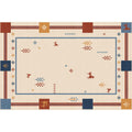 Carpet living room dopamine american retro medieval style no-wash and wipeable sofa floor mat waterproof anti-fouling bedroom carpet