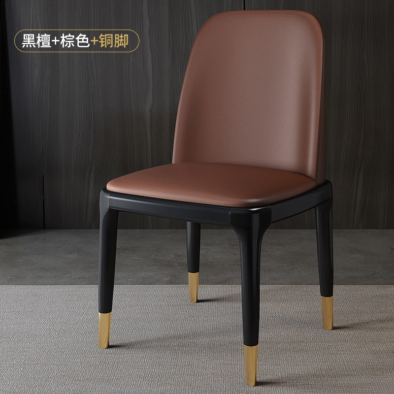 Wood style b&baccessible luxury upholstered back chair scandinavian solid wood dining chair for homemoderncasual restaurant hotel chair