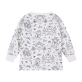 Unique diy fun graffiti hand-painted coloring mermaid design 95% cotton spring/autumn american style girls' long-sleeve t-shirt