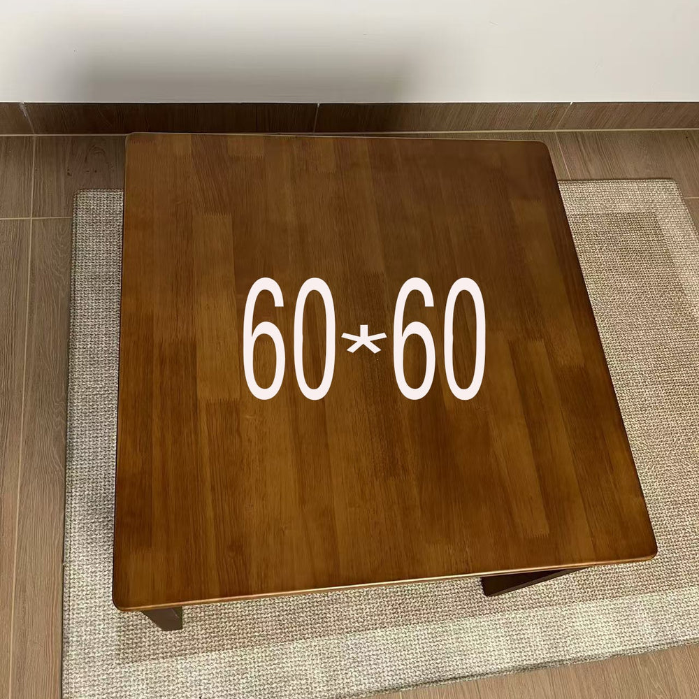Solid wood dining table chinoiserie small square table solid wood square table small apartment casual square table rental house tea table kids writing table