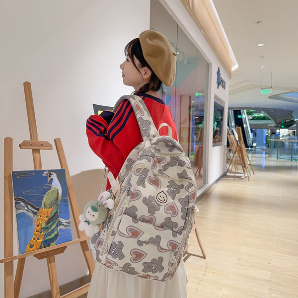 Wholesale Large Capacity Backpack Backpack Leisure Travel Bag Computer School Bag Fashion and Fresh Student School Travel Bag