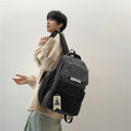 Backpack american classic small label classy school bag junior high school students casual travel couple college students fashioncasual