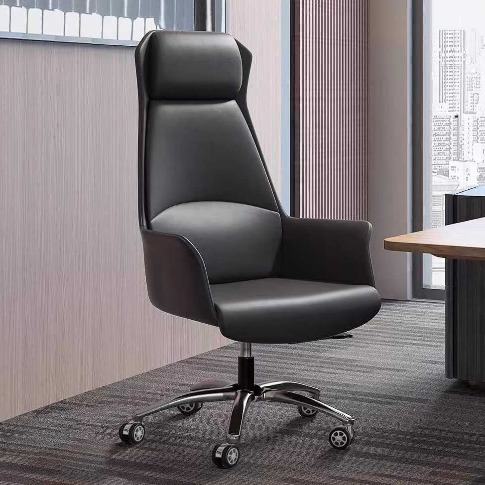 Boss chair office casual high back swivel chair computer office chair industrial for home office president manager leather chair