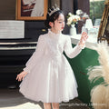 Ready-to-ship, best-selling girls' formal dresses, new cross-border styles, high-end children's princess dresses for piano recitals, girl dresses