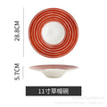 Nordic creative high-end western dinner plate pasta plate hotel restaurant upscale dessert pastry pasta presentation plate
