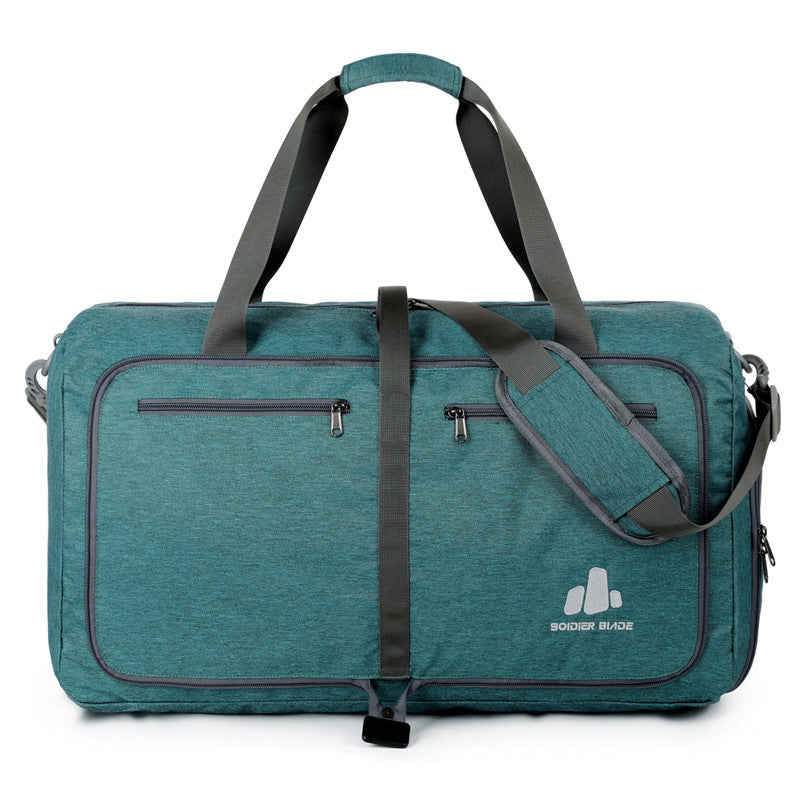popular folding travel bag 45 liters, waterproof storage duffel bag, outdoor fitness sports handbag
