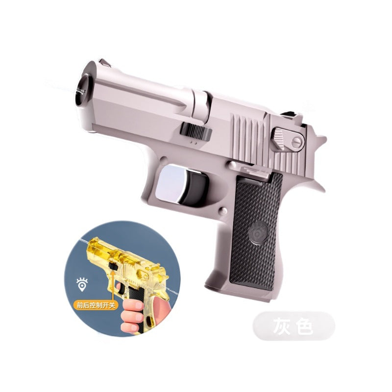 [customized] double-headed and two-way children's double-sided water gun, tricky toy, reverse water spray, sneak attack desert eagle water gun