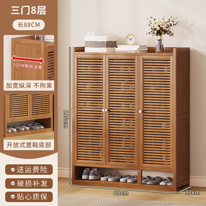 Simple shoe rack at home, large-capacity shoe cabinet at the door, cabinet for storing shoes, dustproof 40 pairs of shoes, new door cabinet