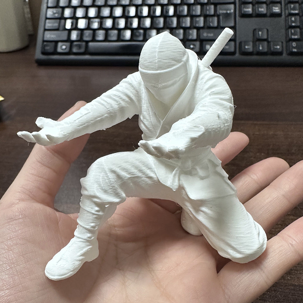 New cross-border 3d printed ninja pen holder 3d pen holder office classroom desktop decoration ornaments storage creative stand