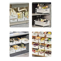 Pull-out kitchen condiment storage rack new arrival multifunctional condiment storage rack casual bowl, chopsticks and pot holder