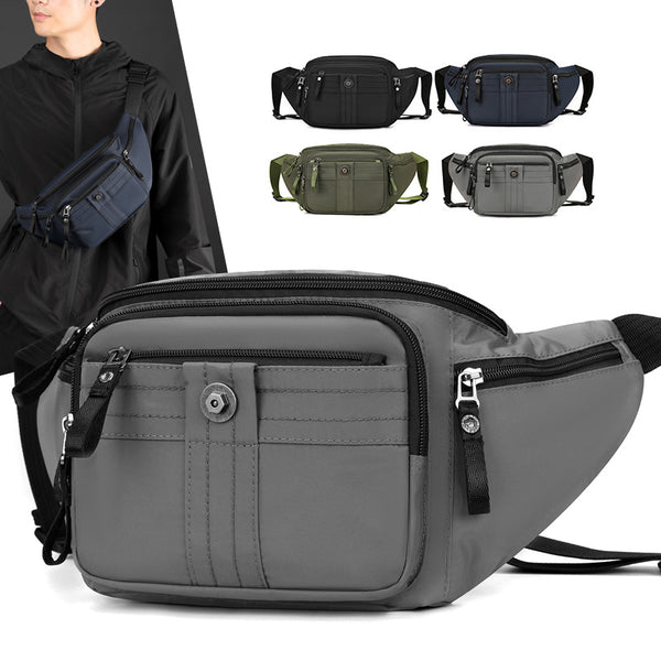 Wepower new men's fanny pack messenger bag outdoor cycling backpack shoulder bag sports waterproof casual breast bag