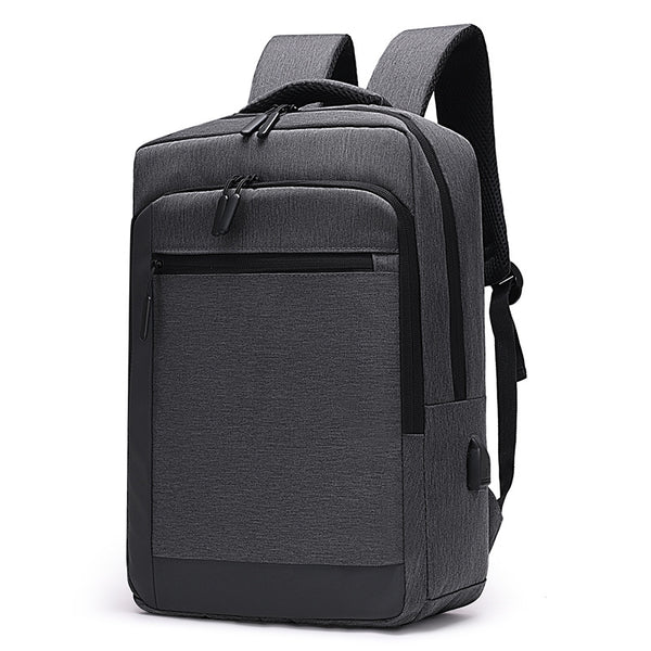 Wholesale student backpack school bag wear-resistant Oxford cloth business backpack 15-inch computer backpack can be printed with logo.