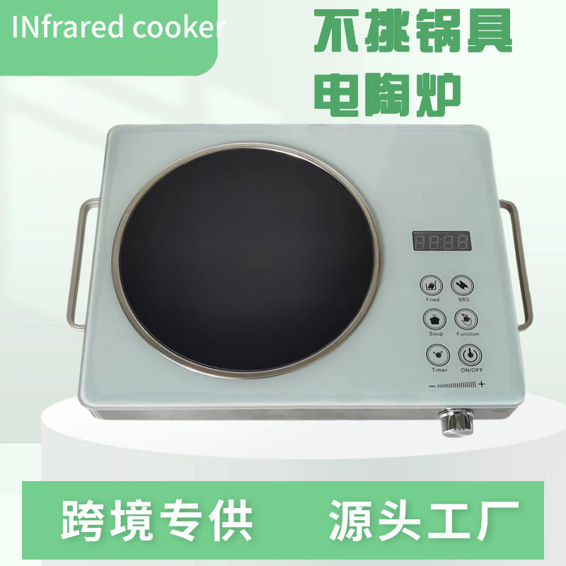 Household smart electric ceramic cooktop multifunctional 2000-3500w electric stove export us plug 110v eu plug uk plug