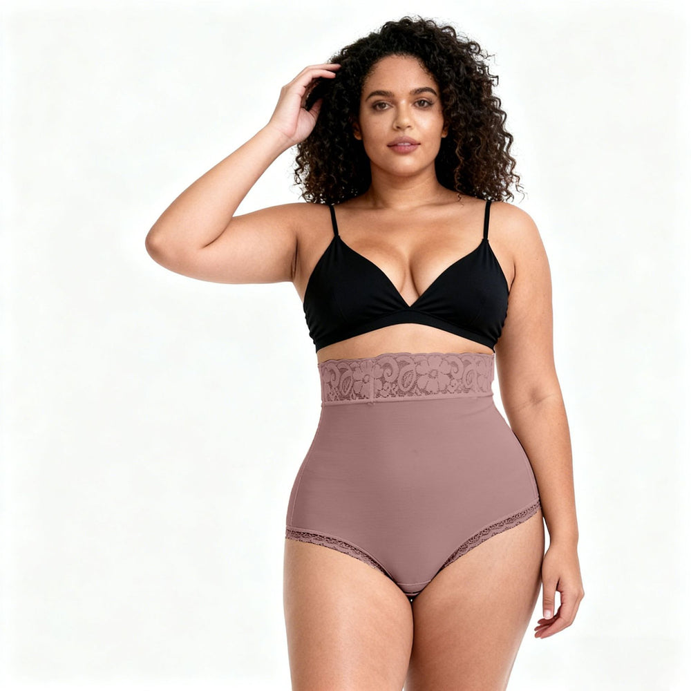Xiyin   fashion mesh waist glue butt lift tummy control body shaping tight triangle waist shaping pants