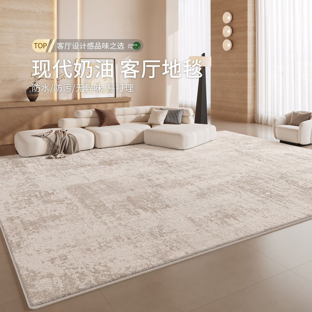 Carpet living room cream style waterproof anti-fouling sofa coffee table floor mat high-end bedroom large area full bed side blanket