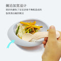 Baby food-grade suction bowl, high-temperature resistant flying saucer bowl, baby anti-fall complementary food bowl, children's tableware set
