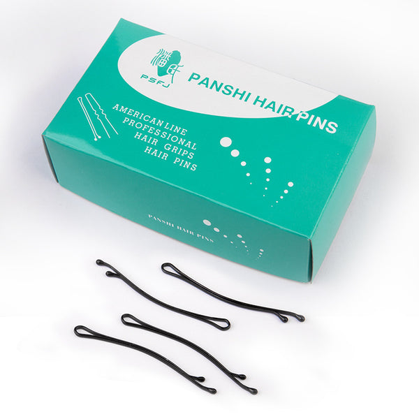 Foreign trade manufacturers wholesale modeling disc hair clip one-word clip paint black clip custom color hairpin size packaging