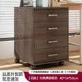 Upgraded version! walnut color (four draws)