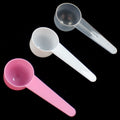 Plastic spoon 10ml facial mask spoon feed fertilizer pesticide liquid powder short handle measuring spoon filled with water 10g