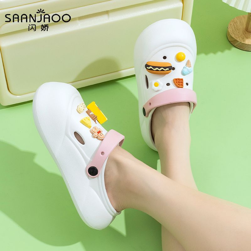 Women's high heel platform clogs - new anti-slip beach sandals & slippers for women - summer outdoor wear