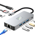 high-definition 4k60h multi-screen display 11-in-1 usb expander multi-interface notebook type-c docking station