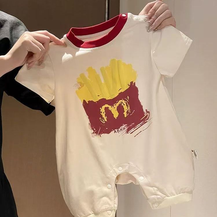 Summer fashionable jumpsuit infant clothes cute baby summer clothes super cute home clothes summer outing clothes