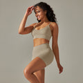 Seamless new sports bra and leggings set - peach lift, butt enhancing, tight-fitting, quick-dry, high-waisted workout outfit