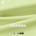 breathable quick-drying tight-fitting yoga clothes flap pocket pants running sports suit diagonal shoulder naked fitness suit6425