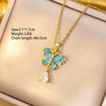 [copper inlaid with zirconium] cross-border new non-fading tassel flower necklace for women, fashionable and versatile, accessible luxury sweater chain jewelry
