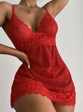 european and american export  lace sexy see-through slip dress for women