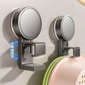 Suction cup washbasin hook storage rack bathroom storage rack toilet bathroom basin punch-free for home hanging basin rack