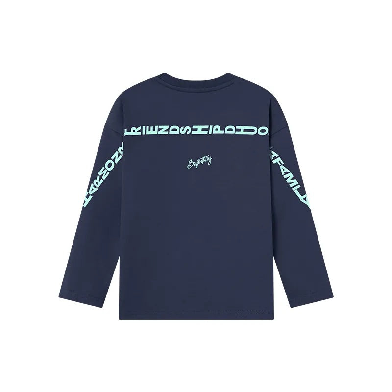 Boys' spring/autumn t-shirt & sweatshirt set -  new stylish design - cool & trendy spring/autumn sports sweatshirt top for toddlers & young children