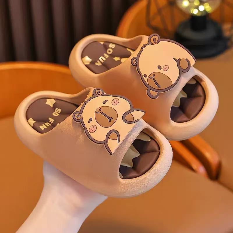 2025 kids' clogs: soft, non-slip indoor slippers for toddlers, infants, and children - perfect for bath time and matching family styles