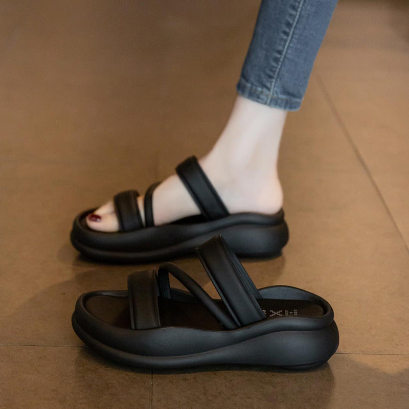 Stunning platform wedge sandals for women - summer 2024 new arrivals - perfect for outings, dresses, casual wear, beach, and poolside