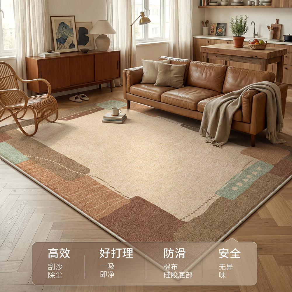 Carpet living room medieval style no-wash and wipeable dopamine for home bedside sofa carpet bedroom full large area