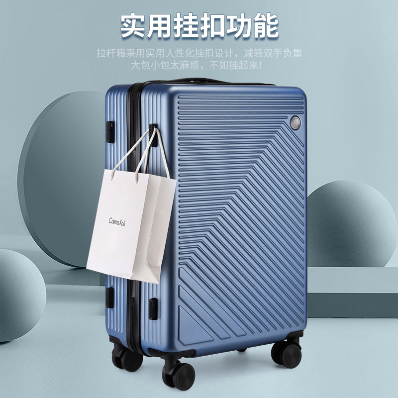 Suitcase real business trolley case 20 inch large capacity silent universal wheel going out suitcase gift boarding case