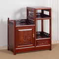 Living room tea cabinet old elm chinoiserie tea table solid wood sideboard sofa side cabinet restaurant wine cabinet locker