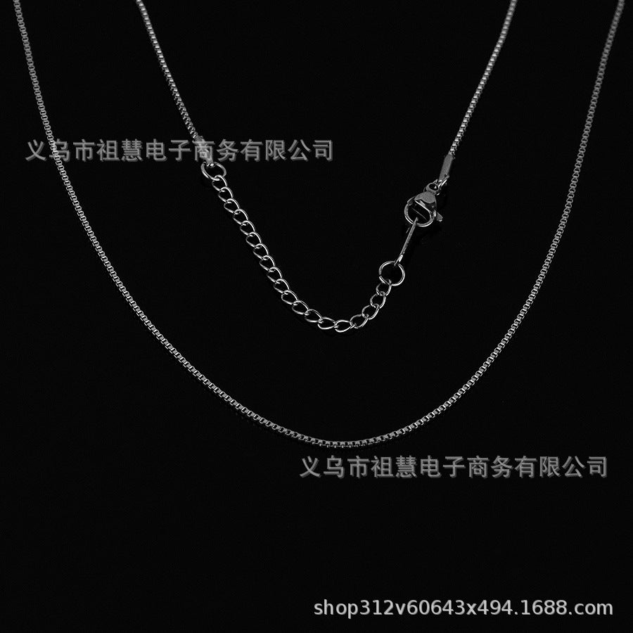 40cm+7cm women's clavicle chain minimalist snake water wave multi-style necklace chain 925 sterling silver unisex