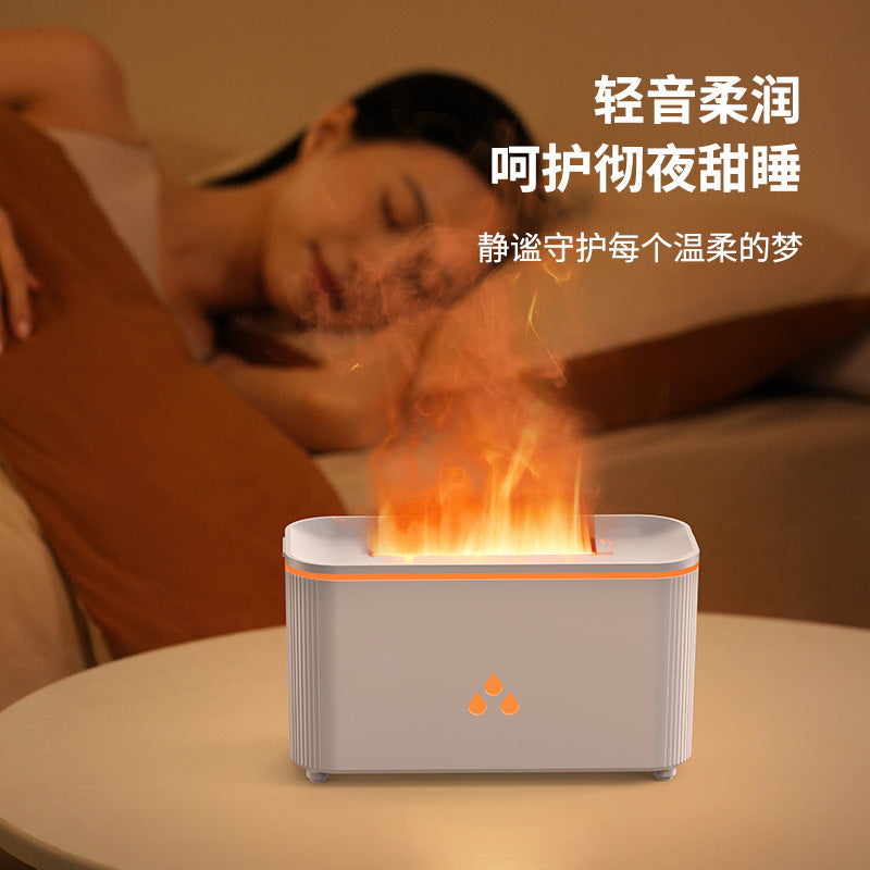 new arrival artificial flame aromatherapy machine usb home desktop bedroom silent atmosphere fragrance machine one piece dropshipping