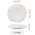11inch plate-transparent glaze