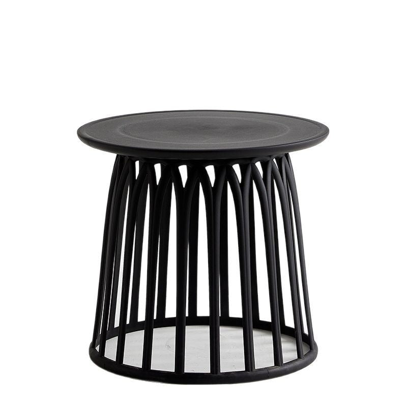 Scandinavian round living room side table hollow set stool plastic for home small table spare stool casualpopular small stackable