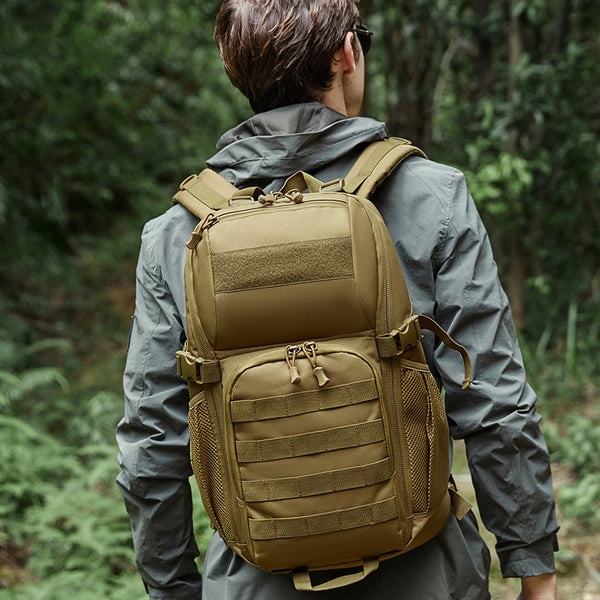 popular outdoor tactical hiking backpack military fan mountaineering bag multi-functional large capacity straight batch backpack