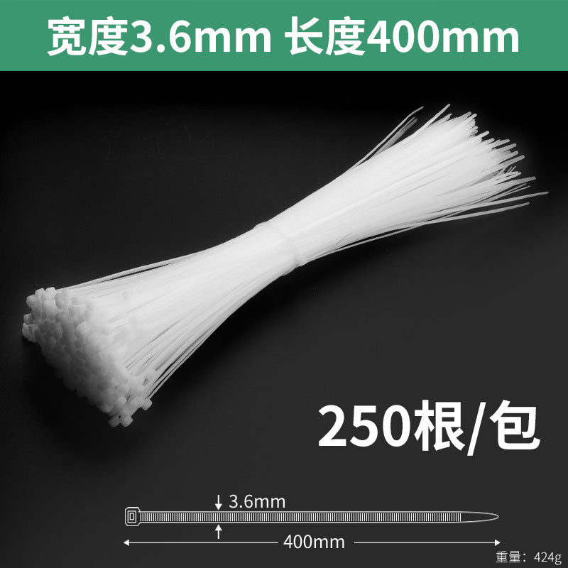 Nylon cable ties, plastic buckle, strong anti-theft buckle, wire tie, self-tightening, self-locking black strap